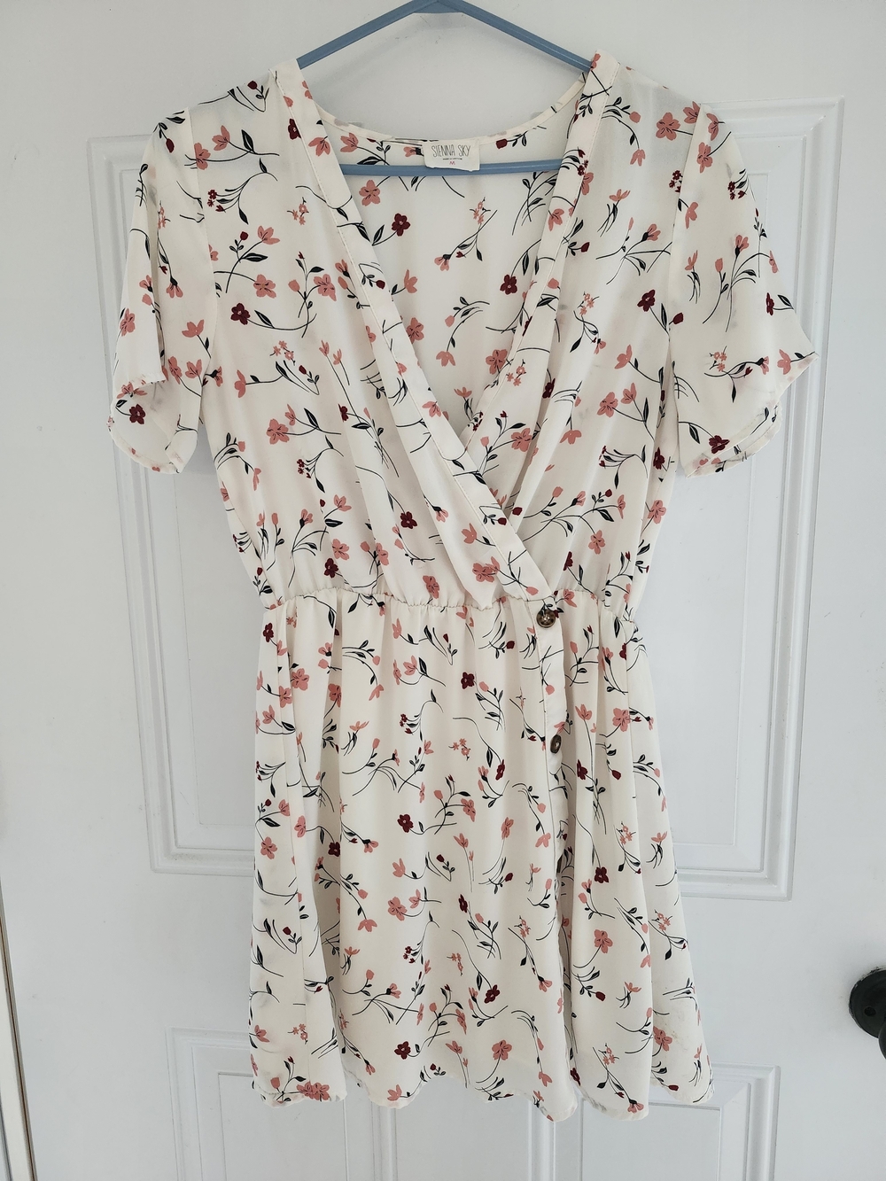 Sienna Sky Floral Cottagecore Wrap Dress Size Medium